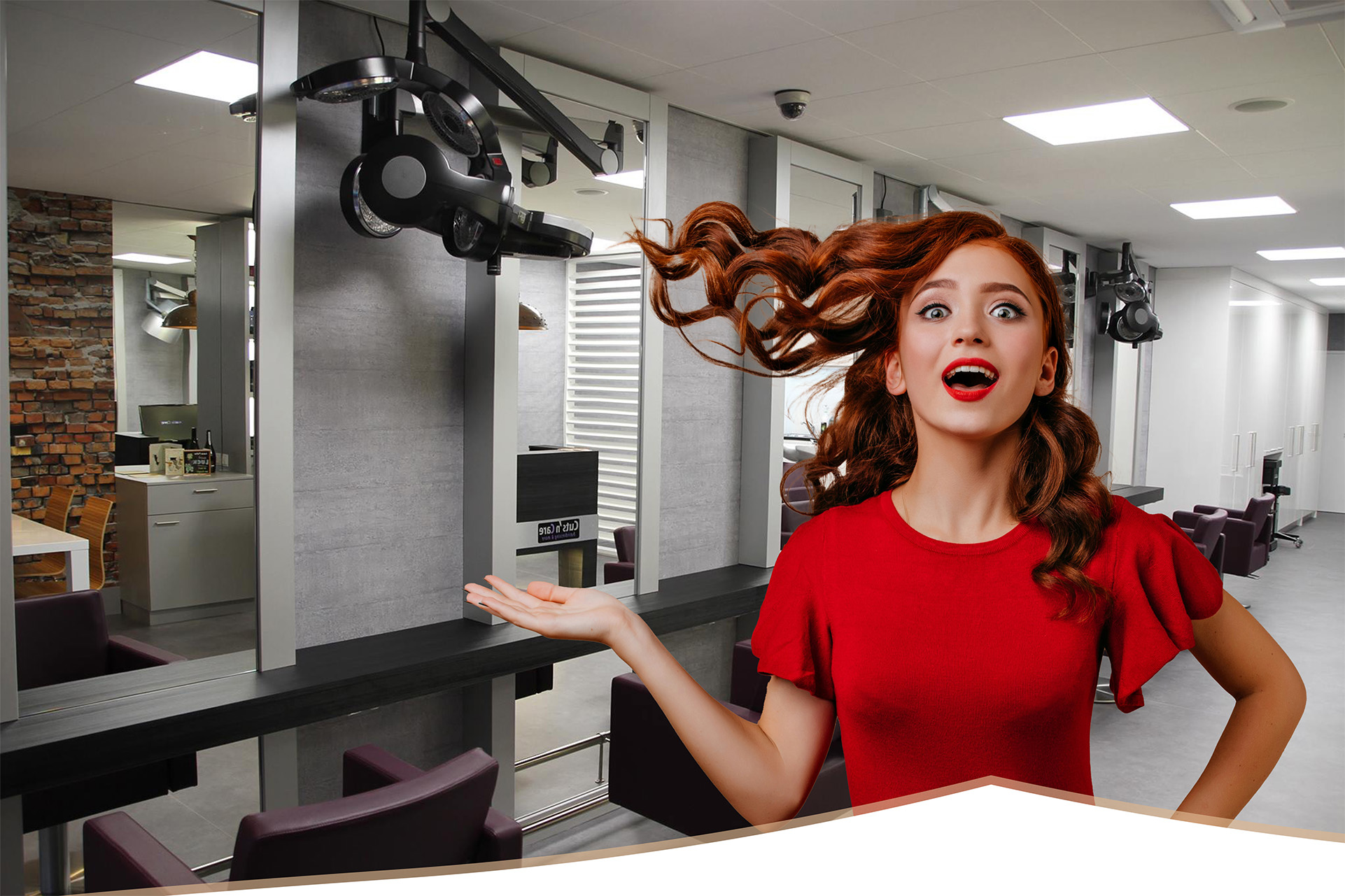 Stoel huren in kapsalon Cuts 'n Care Almere